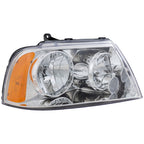 Headlight Set For 03-06 Lincoln Navigator Halogen With Bulbs FO2503209 FO2502209