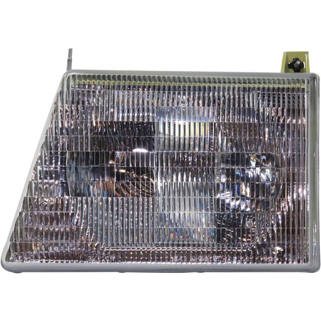 Left & Right Side Headlights For Ford E-350 Econoline 1992-1996 Halogen w/ Bulbs