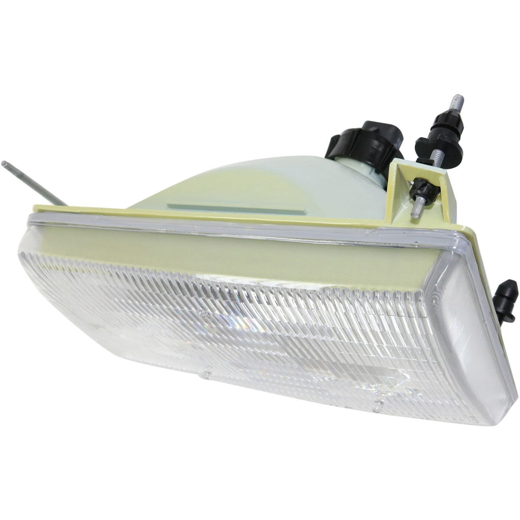 Left & Right Side Headlights For Ford E-350 Econoline 1992-1996 Halogen w/ Bulbs