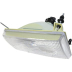 Left & Right Side Headlights For Ford E-350 Econoline 1992-1996 Halogen w/ Bulbs