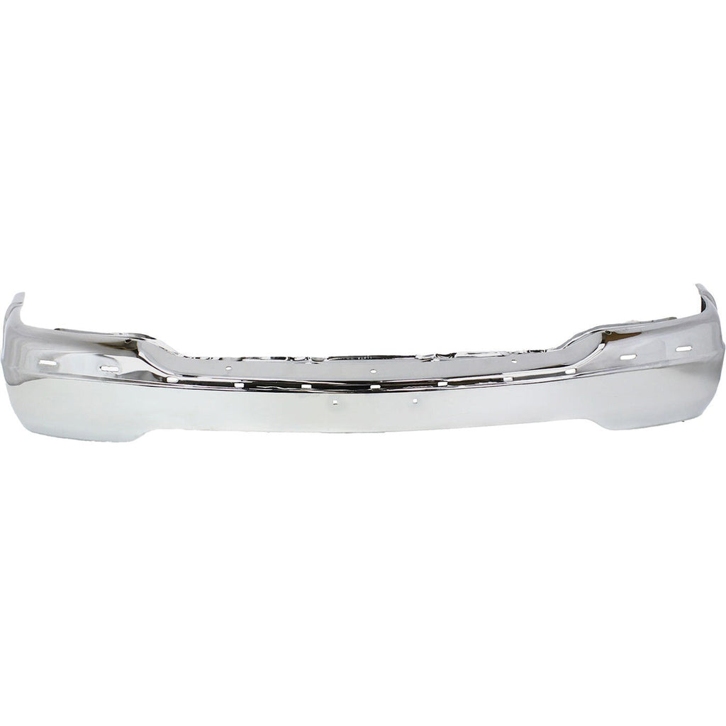 Front Bumper For 2000-2006 GMC Yukon Chrome Steel With Mounting Brackets