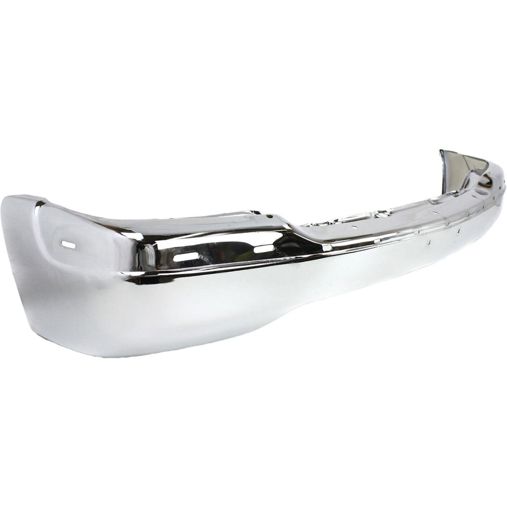 Front Bumper For 2000-2006 GMC Yukon Chrome Steel With Mounting Brackets