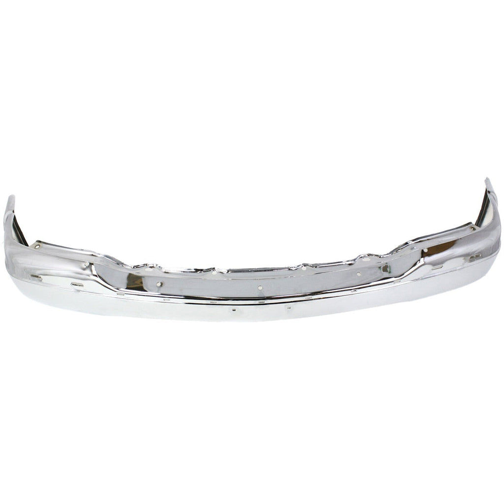 Front Bumper For 2000-2006 GMC Yukon Chrome Steel With Mounting Brackets