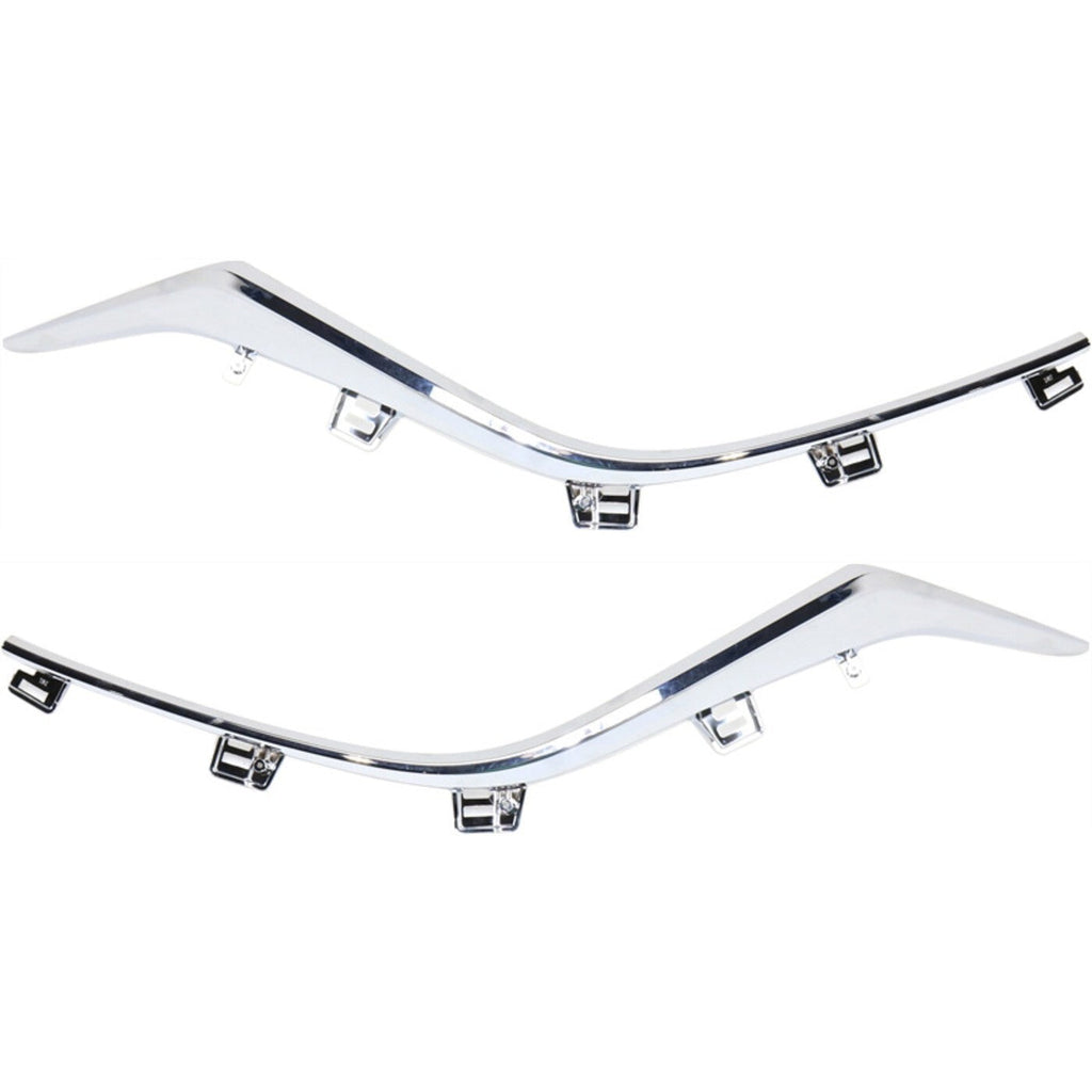 Grille Trim Set For 2014-2016 Mazda 3 14-16 Mazda 3 Sport Chrome Left and Right