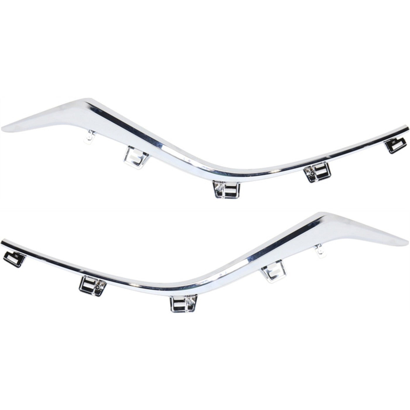 Grille Trim Set For 2014-2016 Mazda 3 14-16 Mazda 3 Sport Chrome Left and Right