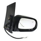 Mirror Power Heated Smooth Black Passenger Side Right RH for 11-12 Toyota Sienna