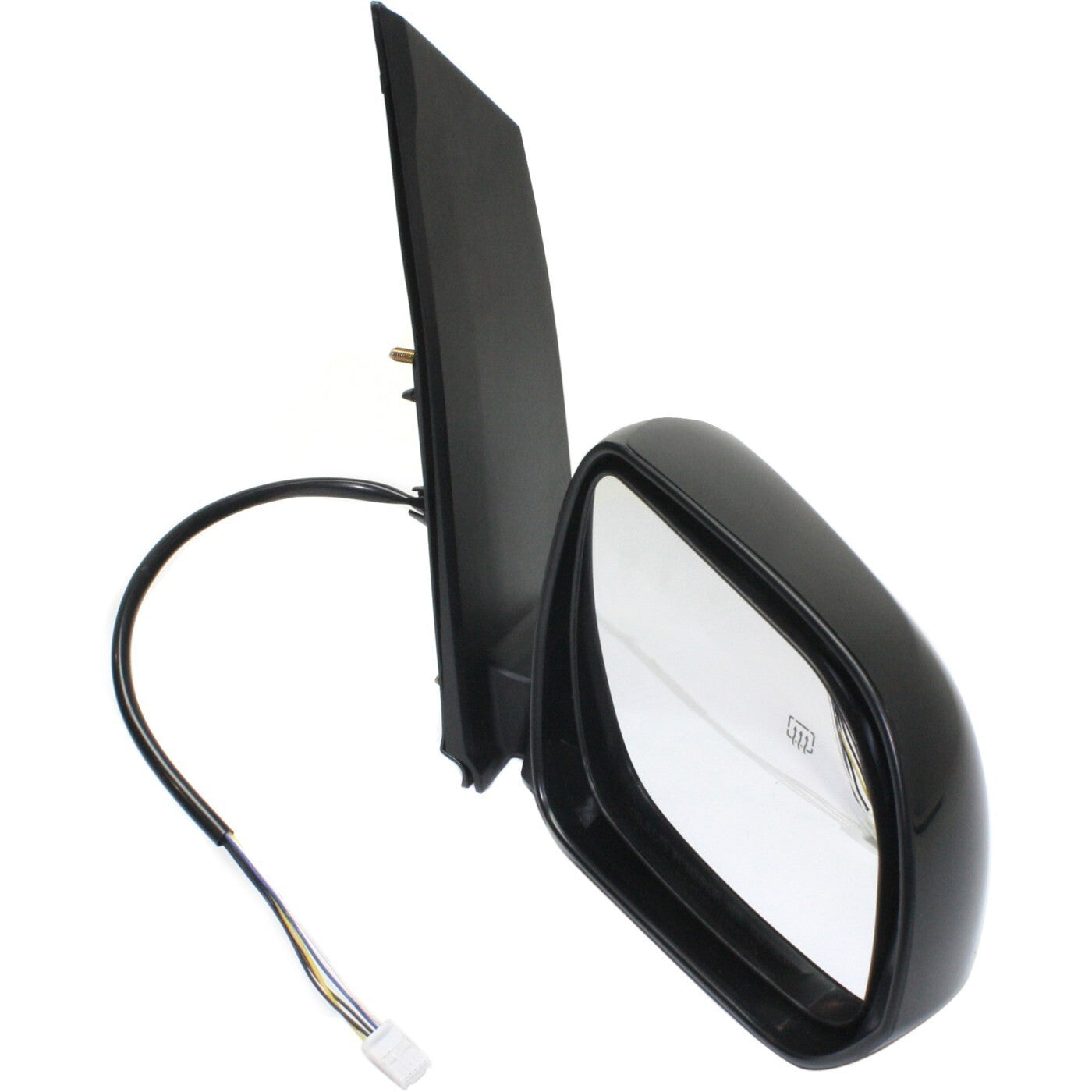 Mirror Power Heated Smooth Black Passenger Side Right RH for 11-12 Toyota Sienna