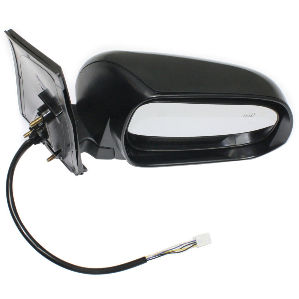Mirror Power Heated Smooth Black Passenger Side Right RH for 11-12 Toyota Sienna