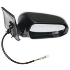 Mirror Power Heated Smooth Black Passenger Side Right RH for 11-12 Toyota Sienna