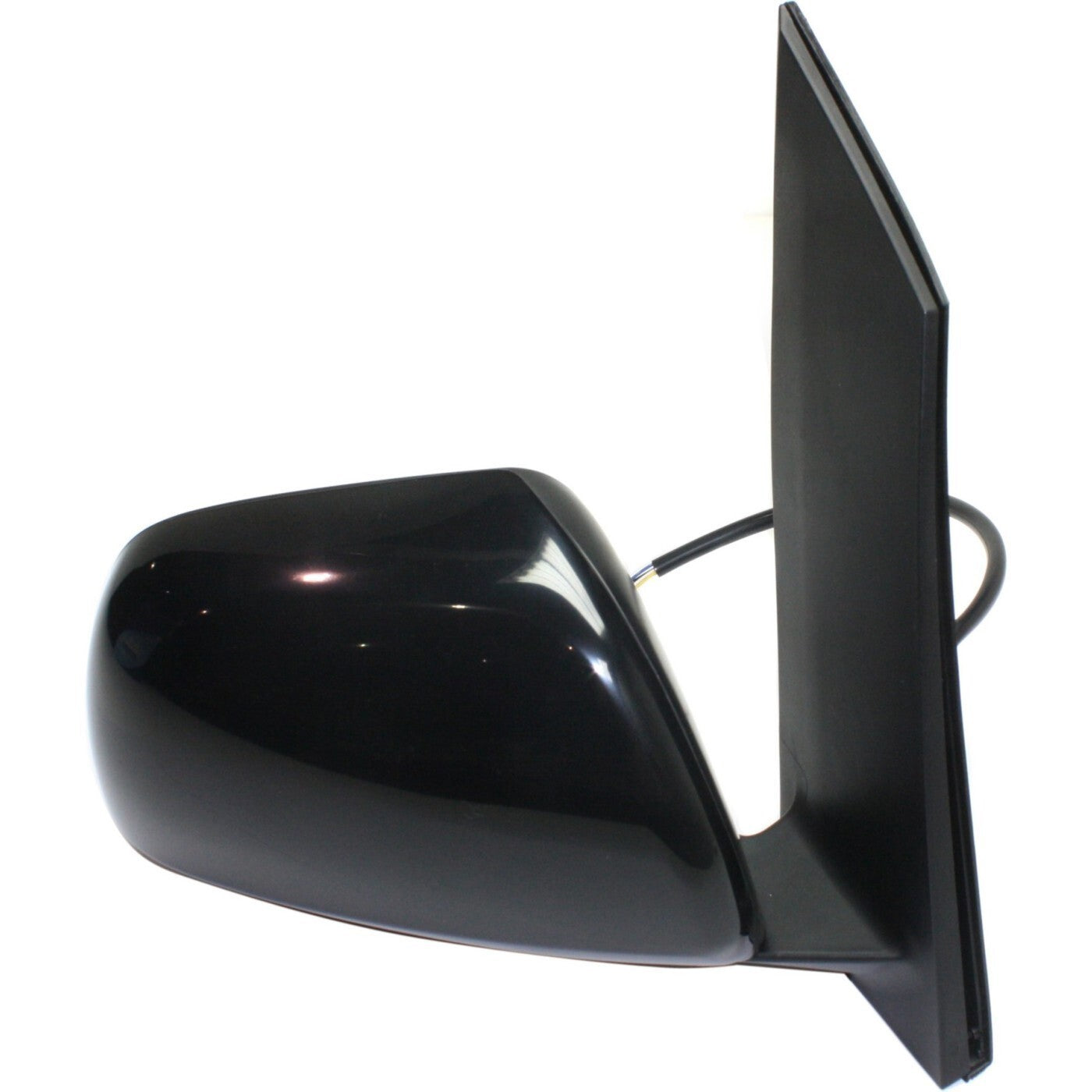 Mirror Power Heated Smooth Black Passenger Side Right RH for 11-12 Toyota Sienna