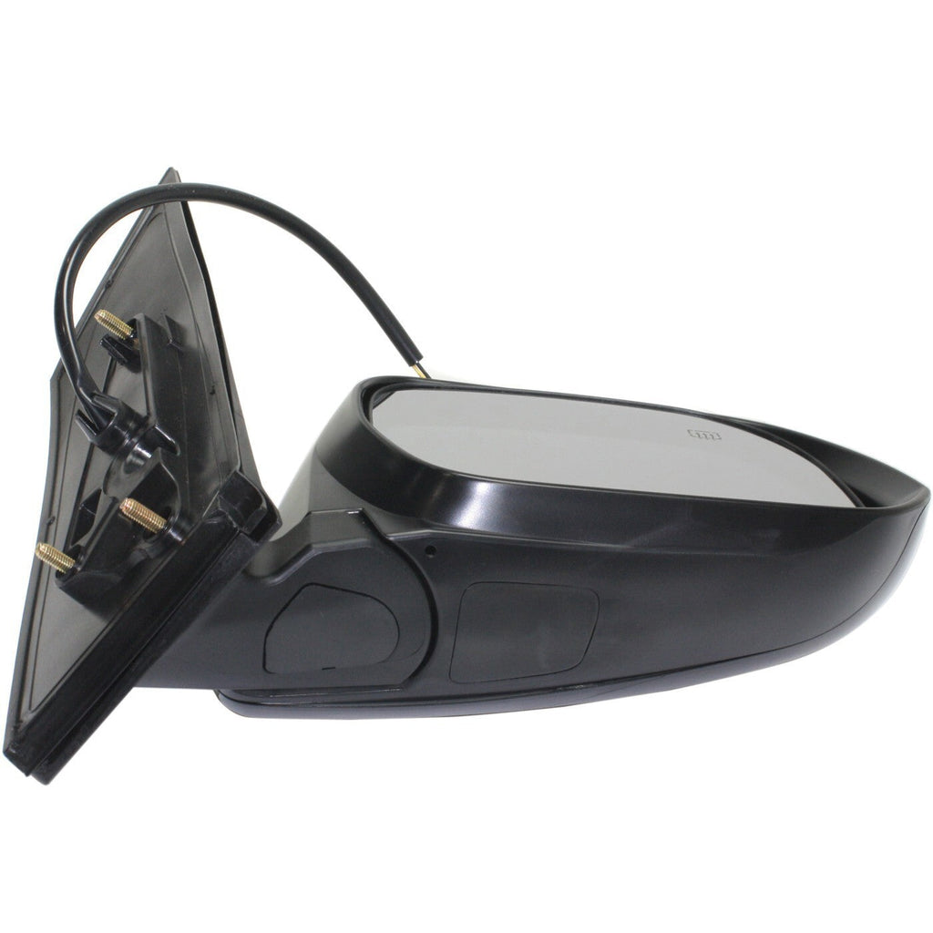 Mirror Power Heated Smooth Black Passenger Side Right RH for 11-12 Toyota Sienna