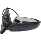 Mirror Power Heated Smooth Black Passenger Side Right RH for 11-12 Toyota Sienna