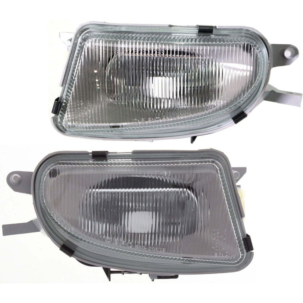 Fog Light Set For 2000-03 Mercedes Benz E320 SLK230 CLK320 E430 C43 AMG E55 AMG