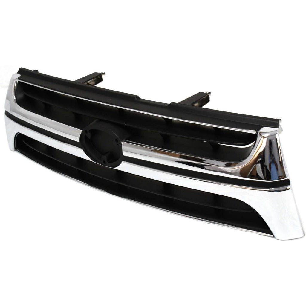 Grille For 2001-2002 Toyota 4Runner Chrome Shell w/ Primed Insert Plastic