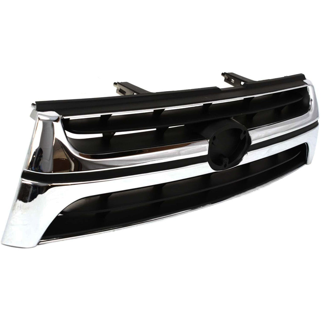 Grille For 2001-2002 Toyota 4Runner Chrome Shell w/ Primed Insert Plastic