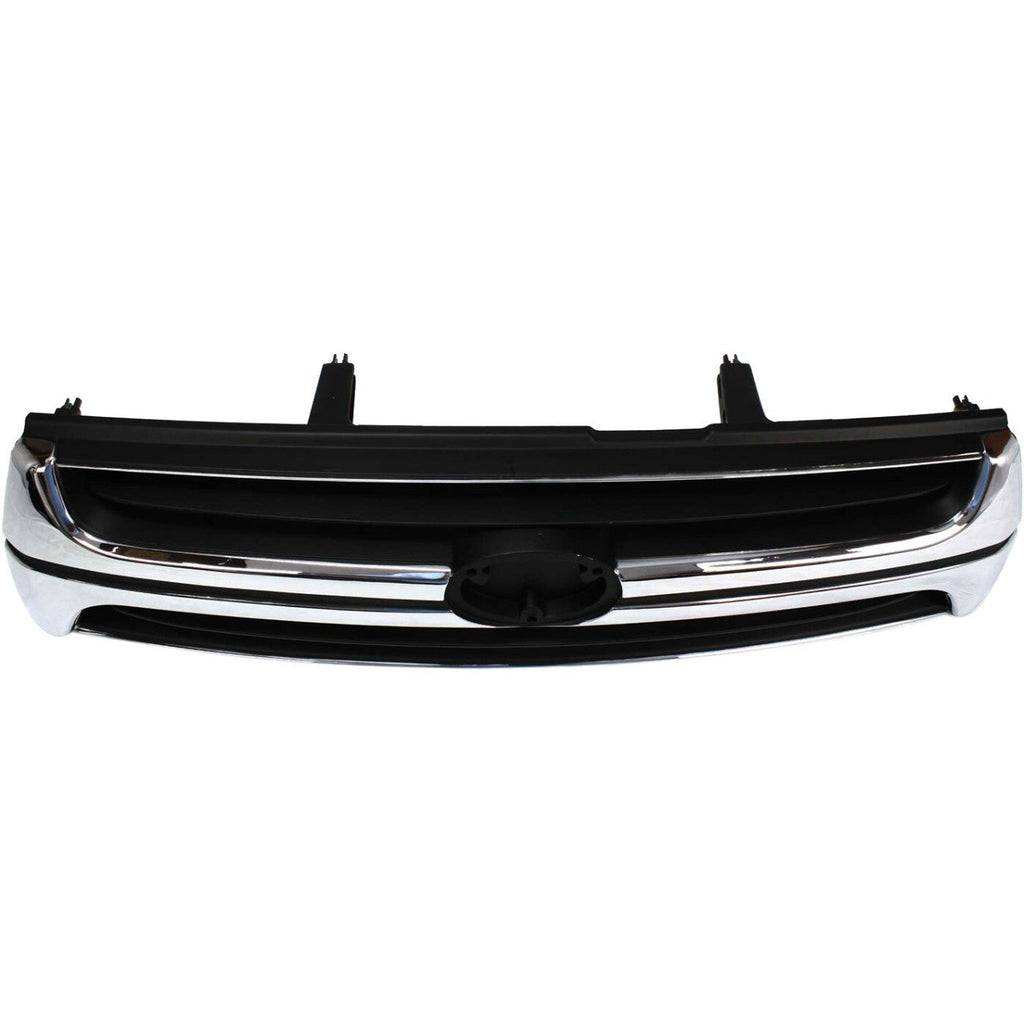 Grille For 2001-2002 Toyota 4Runner Chrome Shell w/ Primed Insert Plastic