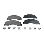 Brake Pad Set For 2008-2011 Ford E-350 Super Duty Front and Rear