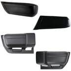 Set of 4 Bumper Face Bar Ends Extensions Front & Rear Driver Passenger Side