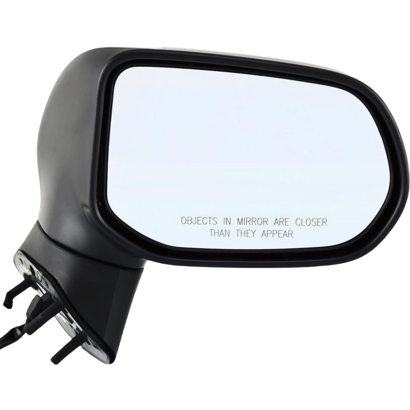 Power Mirror Set Of 2 For 2006-2011 Honda Civic Textured Black Manual Folding