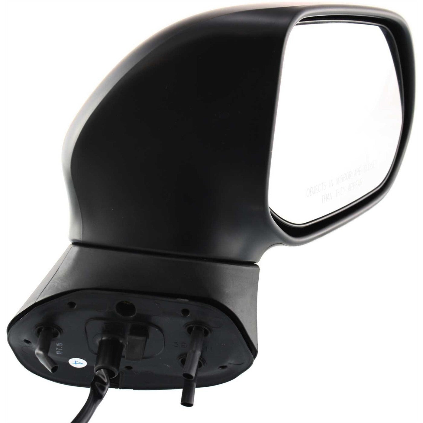 Power Mirror Set Of 2 For 2006-2011 Honda Civic Textured Black Manual Folding
