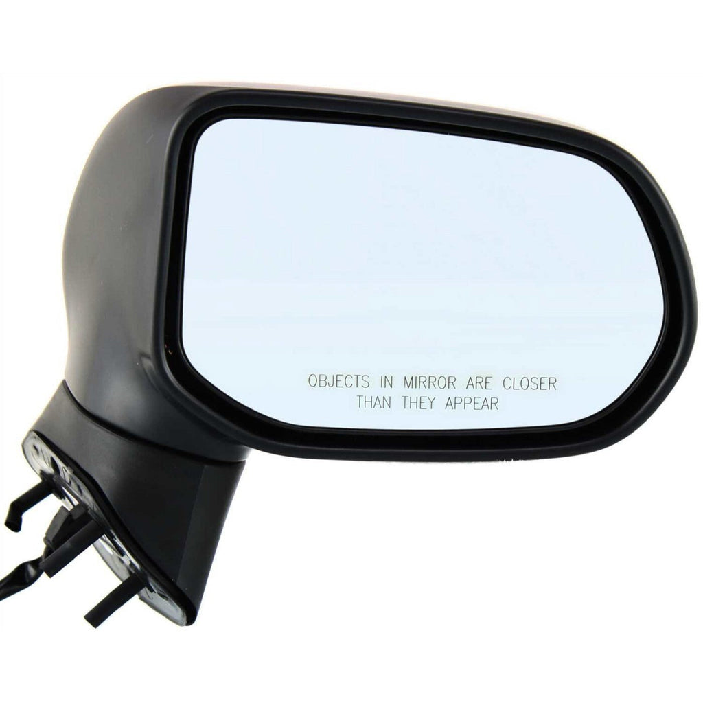 Power Mirror Set Of 2 For 2006-2011 Honda Civic Textured Black Manual Folding