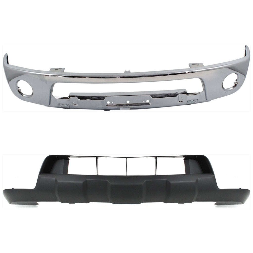 Bumper Face Bars Front Lower for Nissan Frontier 2005-2017