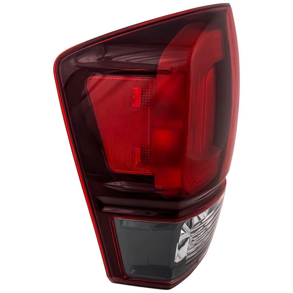 Tail Light For 2018-2023 Toyota Tacoma Driver Side Assembly Red/Smoke Lens