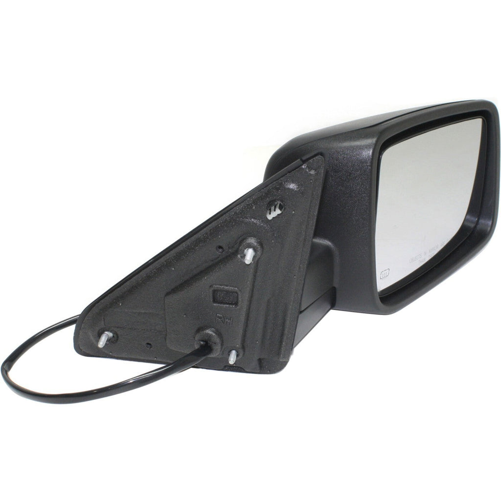 Mirror For 2013-2018 Ram 1500 2500 Manual Folding Textured Black Front Right