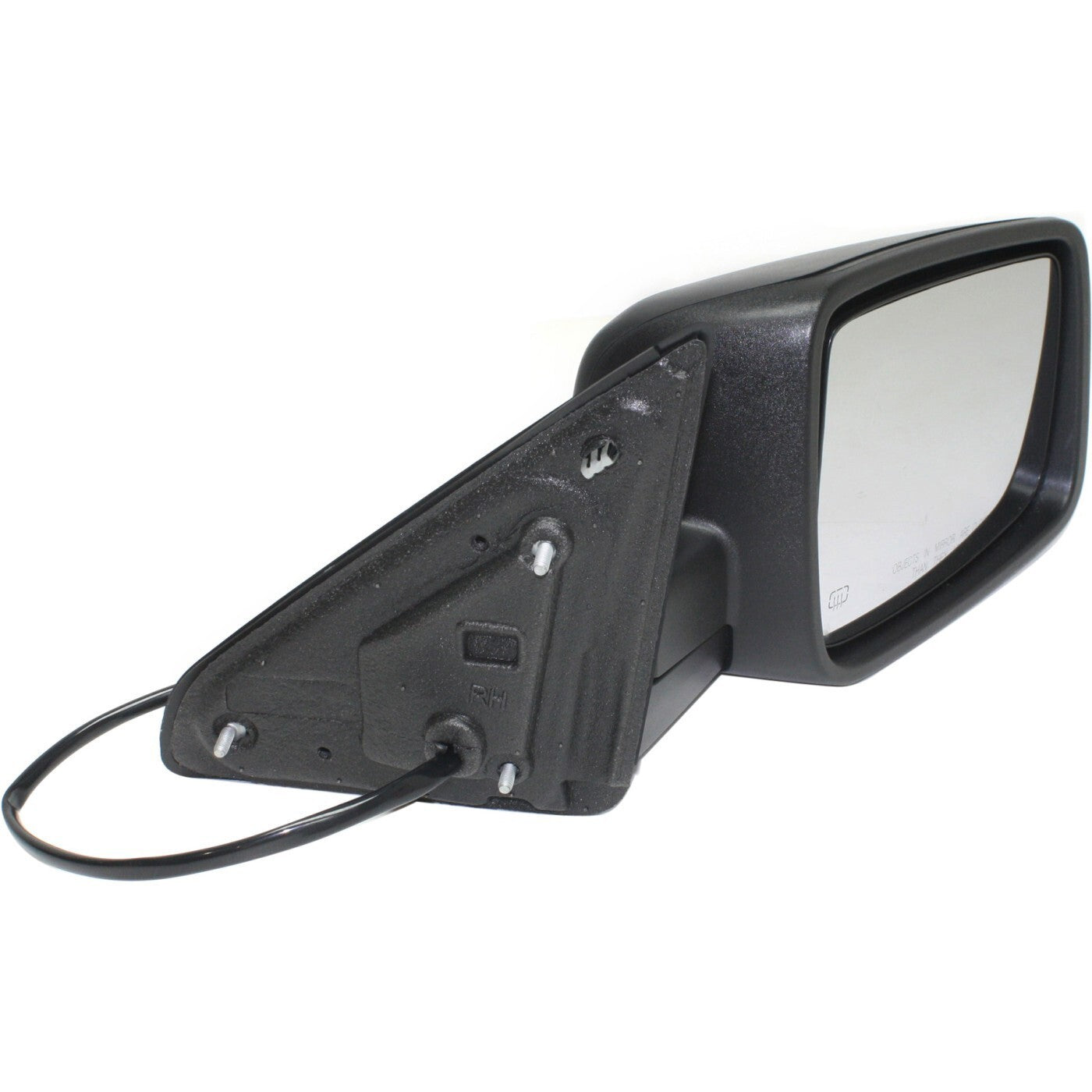 Mirror For 2013-2018 Ram 1500 2500 Manual Folding Textured Black Front Right