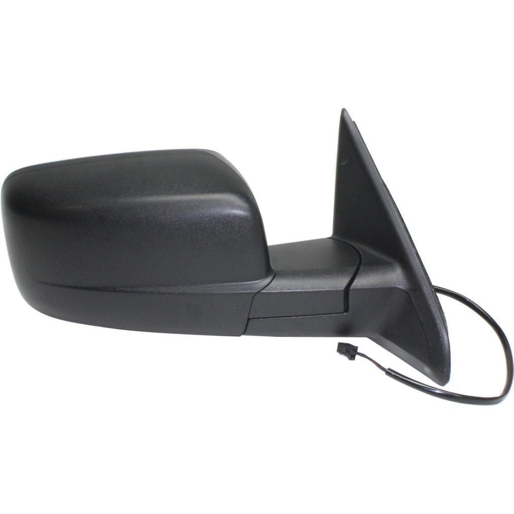 Mirror For 2013-2018 Ram 1500 2500 Manual Folding Textured Black Front Right
