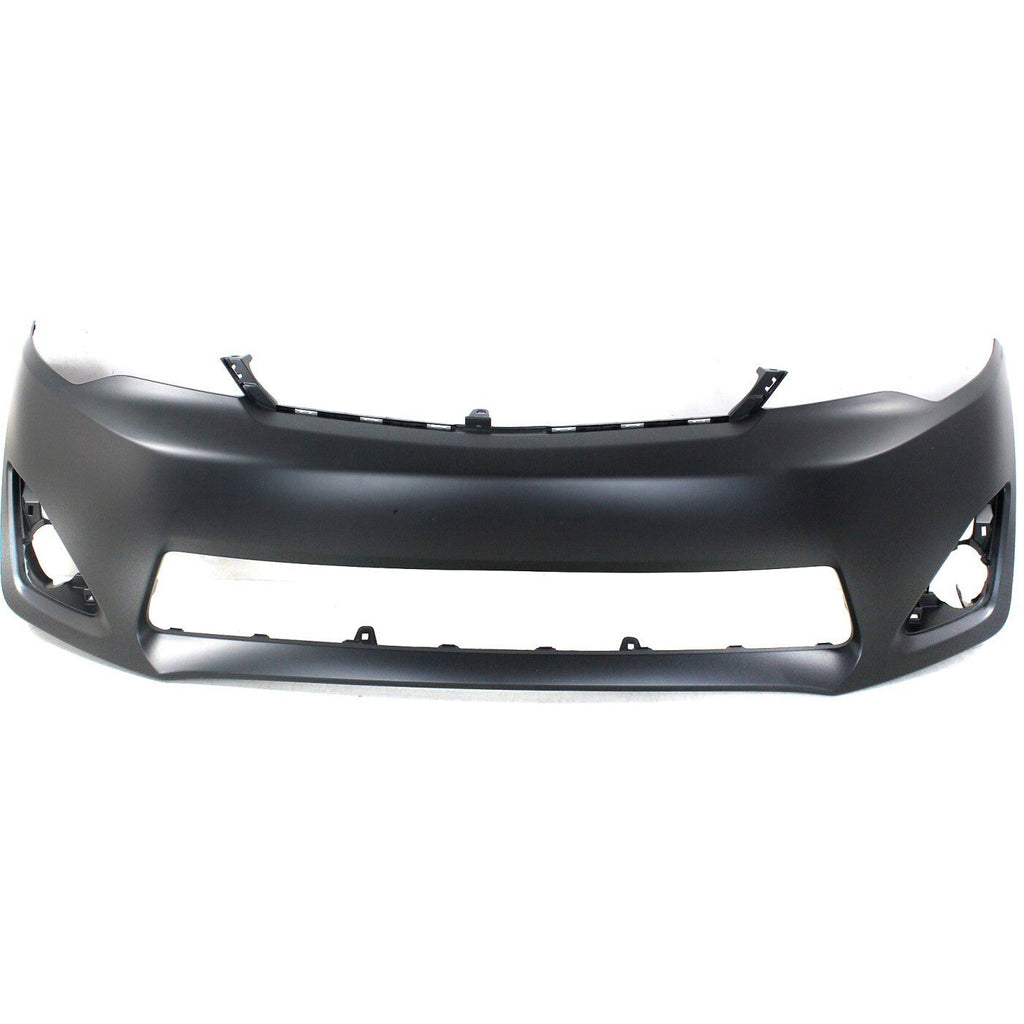 Bumper Cover Kit For 2012-2014 Toyota Camry Front With Bumper Grille Primed