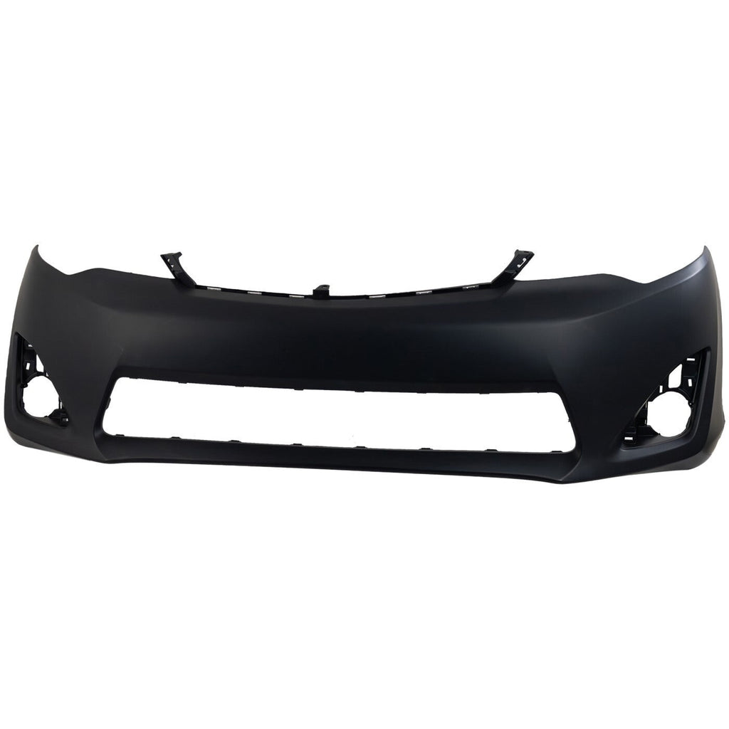 Bumper Cover Kit For 2012-2014 Toyota Camry Front With Bumper Grille Primed