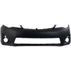 Bumper Cover Kit For 2012-2014 Toyota Camry Front With Bumper Grille Primed