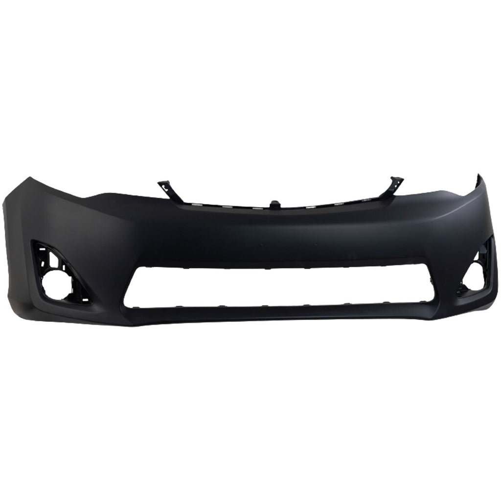 Bumper Cover Kit For 2012-2014 Toyota Camry Front With Bumper Grille Primed
