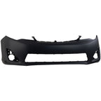 Bumper Cover Kit For 2012-2014 Toyota Camry Front With Bumper Grille Primed