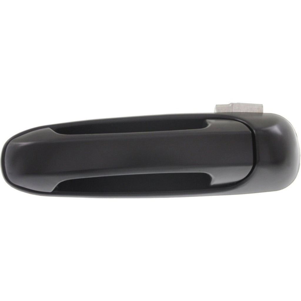 Exterior Door Handle Set For 2002-09 Dodge Ram 1500 Smooth Black Front and Rear