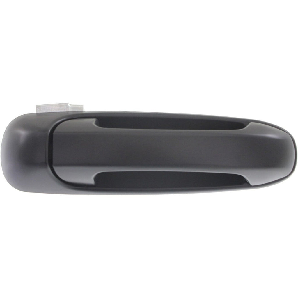 Exterior Door Handle Set For 2002-09 Dodge Ram 1500 Smooth Black Front and Rear