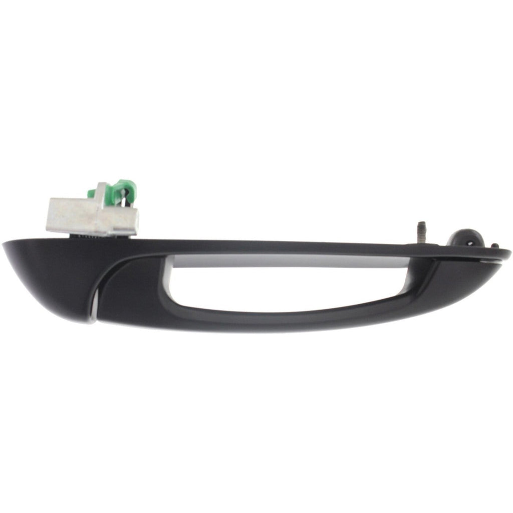 Exterior Door Handle Set For 2002-09 Dodge Ram 1500 Smooth Black Front and Rear