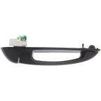 Exterior Door Handle Set For 2002-09 Dodge Ram 1500 Smooth Black Front and Rear