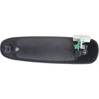 Exterior Door Handle Set For 2002-09 Dodge Ram 1500 Smooth Black Front and Rear