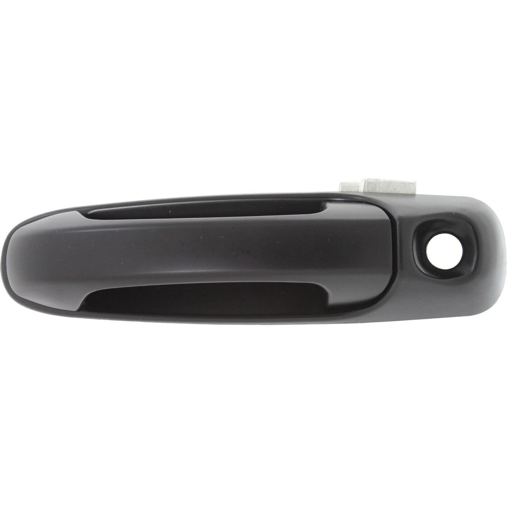 Exterior Door Handle Set For 2002-09 Dodge Ram 1500 Smooth Black Front and Rear