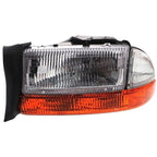 Headlight Set For 97 Dodge Dakota 98 Durango Driver/Passenger Side w/ bulb