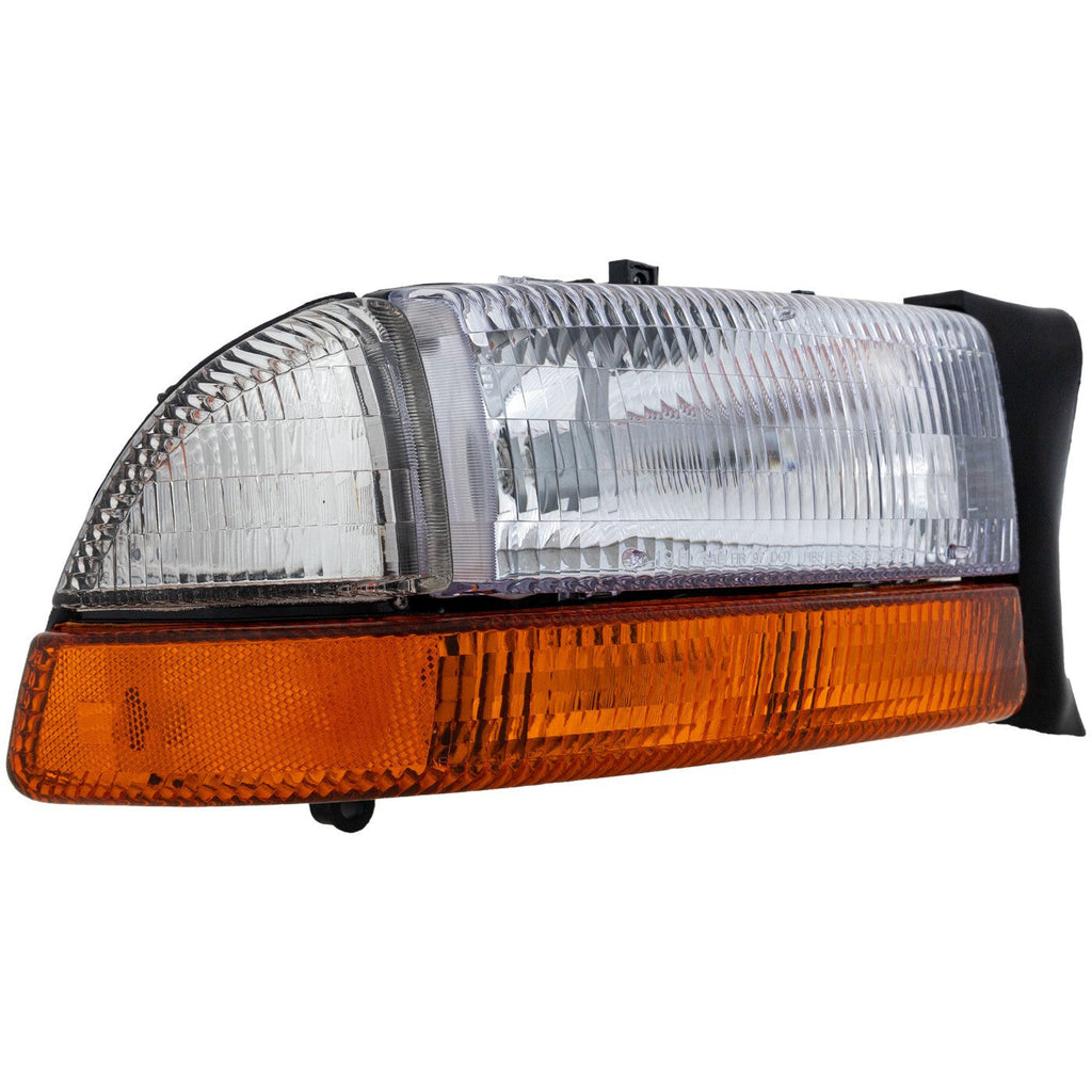 Headlight Set For 97 Dodge Dakota 98 Durango Driver/Passenger Side w/ bulb