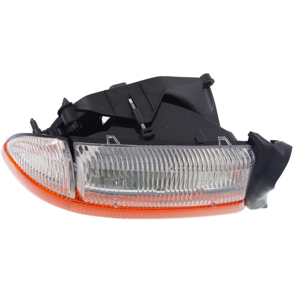 Headlight Set For 97 Dodge Dakota 98 Durango Driver/Passenger Side w/ bulb