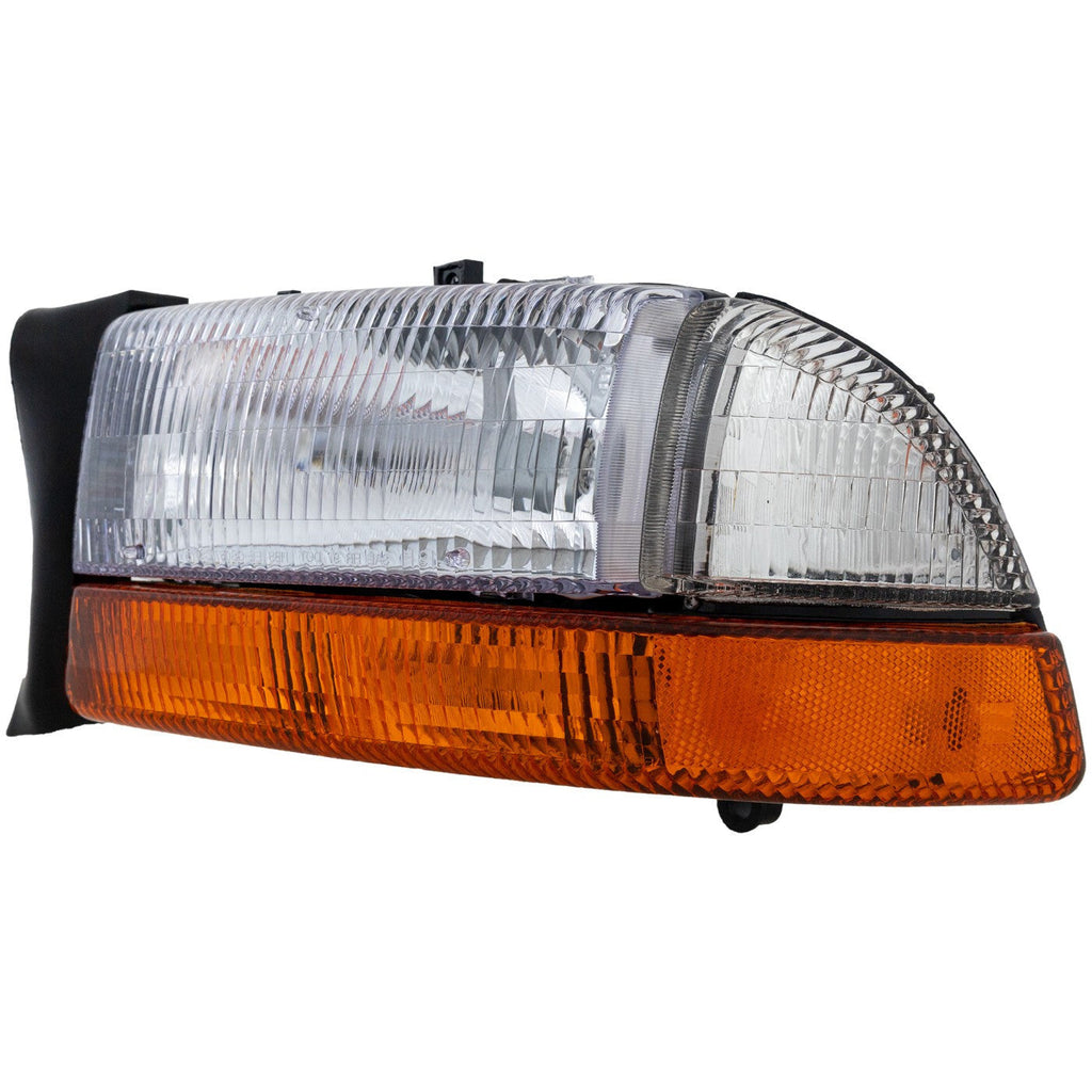 Headlight Set For 97 Dodge Dakota 98 Durango Driver/Passenger Side w/ bulb