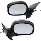 Mirror Set For 2001-2003 Ford F-150 Crew Cab Driver and Passenger Side Chrome
