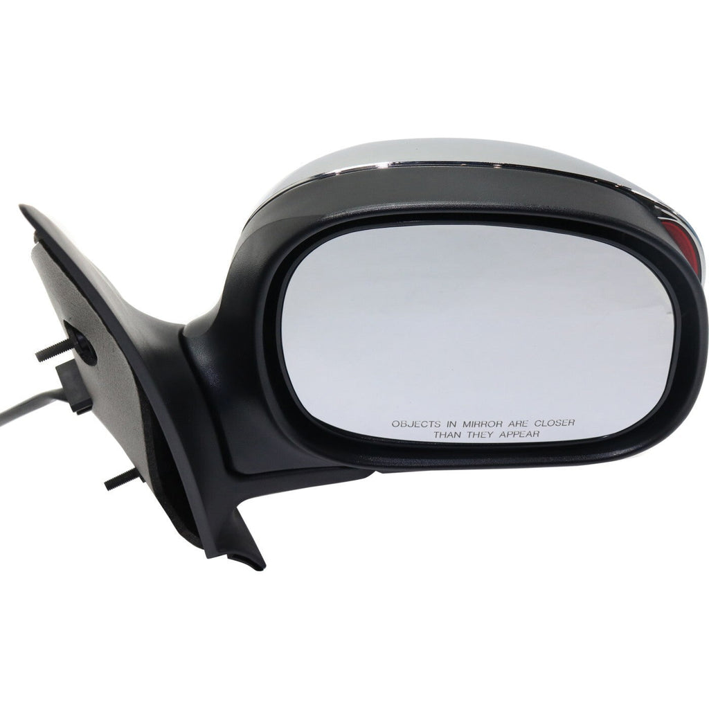 Mirror Set For 2001-2003 Ford F-150 Crew Cab Driver and Passenger Side Chrome