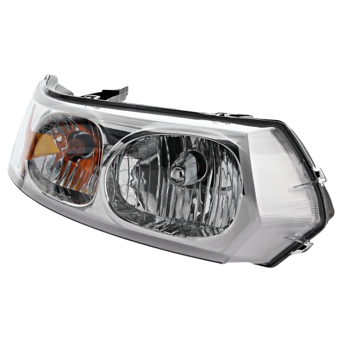 Headlight Set For 2003-2007 Saturn Ion Driver and Passenger Side with Bulb Sedan