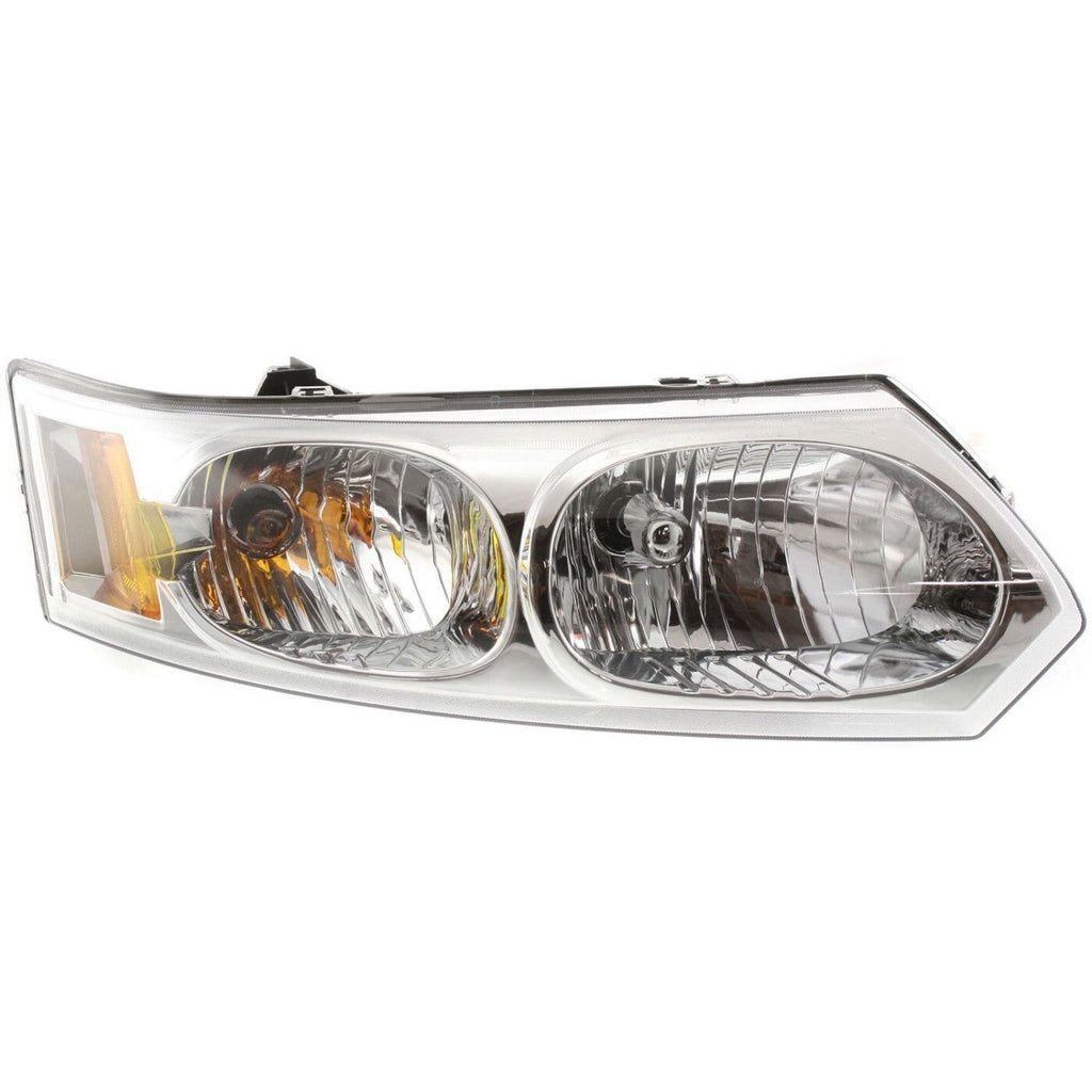 Headlight Set For 2003-2007 Saturn Ion Driver and Passenger Side with Bulb Sedan