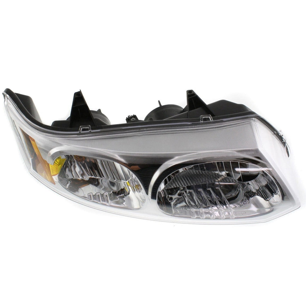 Headlight Set For 2003-2007 Saturn Ion Driver and Passenger Side with Bulb Sedan